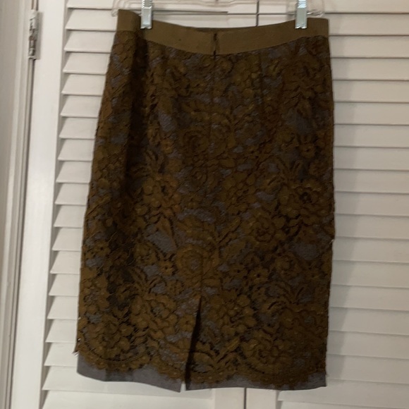 Pencil very sexy mesh skirt with lining from LOFT. - Picture 6 of 9